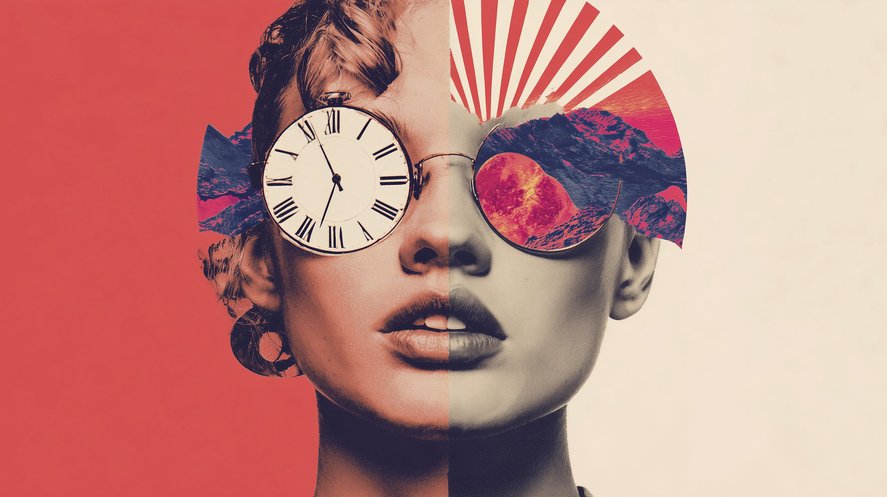 A person divided between time and value